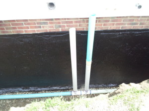 outdoor basement waterproofing